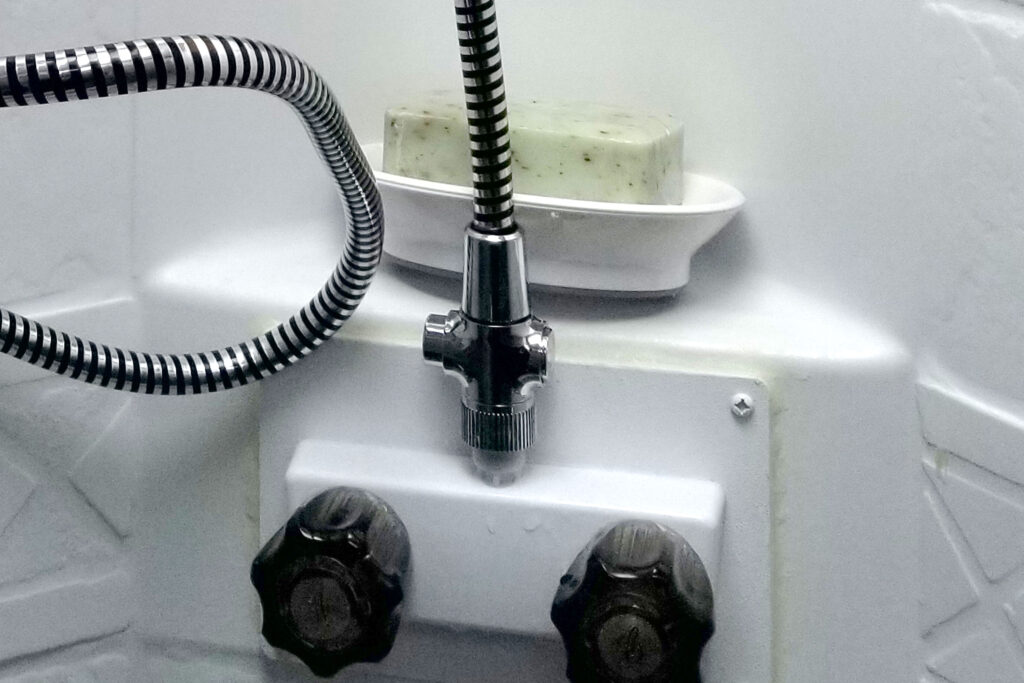 Shower-On-off switch
